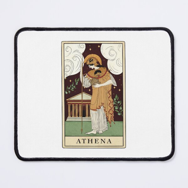 Item preview, Athena in Classical Greek Vase Painting Style - Mythology Illustration designed and sold by Ancient-Tales.
