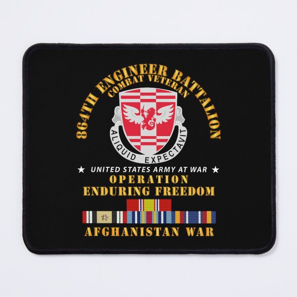 Item preview, Army - 864th Eng Bn - Enduring Freedom Veteran w AFGHAN SVC designed and sold by Military Insignia Products.