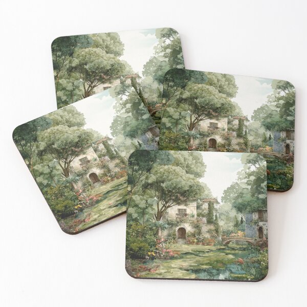 Item preview, Italian country house with pond designed and sold by Made-by-Gus.