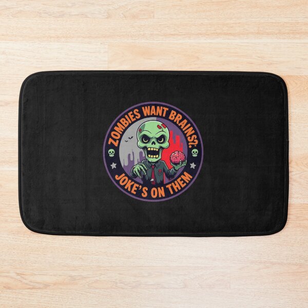 Item preview, Zombies Want Brains? Joke's On Them. designed and sold by KnightsTreks.