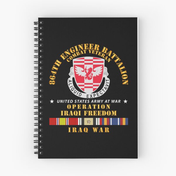 Item preview, Army - 864th Eng Bn - Iraqi Freedom Veteran w IRAQ SVC designed and sold by Military Insignia Products.