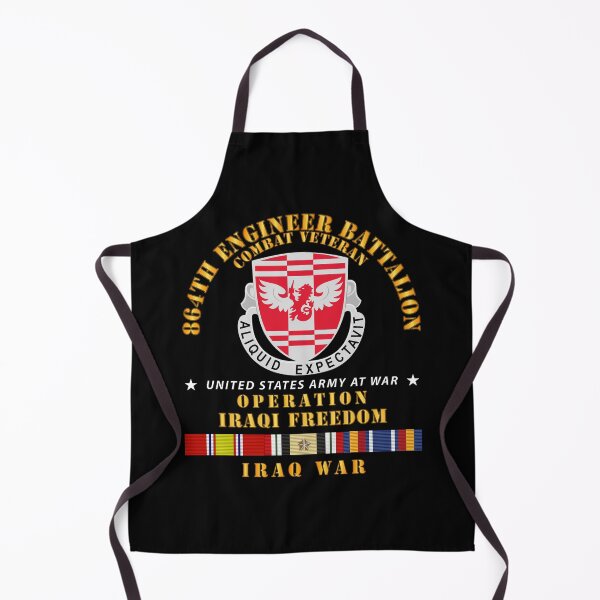 Item preview, Army - 864th Eng Bn - Iraqi Freedom Veteran w IRAQ SVC designed and sold by Military Insignia Products.