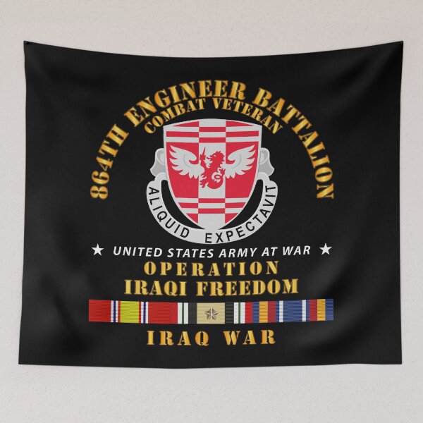 Item preview, Army - 864th Eng Bn - Iraqi Freedom Veteran w IRAQ SVC designed and sold by Military Insignia Products.