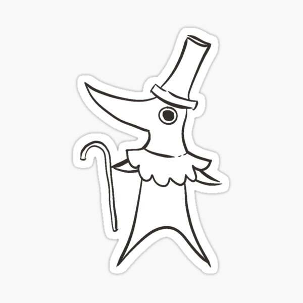 poorly drawn excalibur Sticker