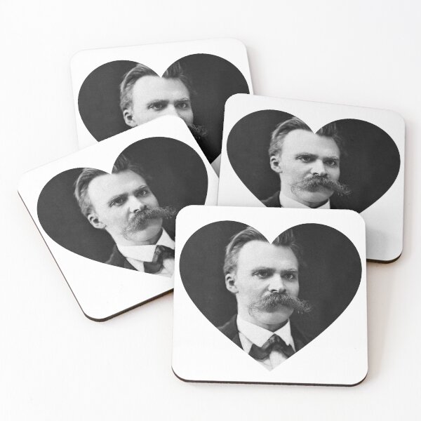Item preview, Friedrich Nietzsche heart |  I love Friedrich Nietzsche designed and sold by stickerskool.