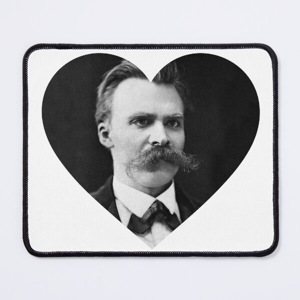 Item preview, Friedrich Nietzsche heart |  I love Friedrich Nietzsche designed and sold by stickerskool.
