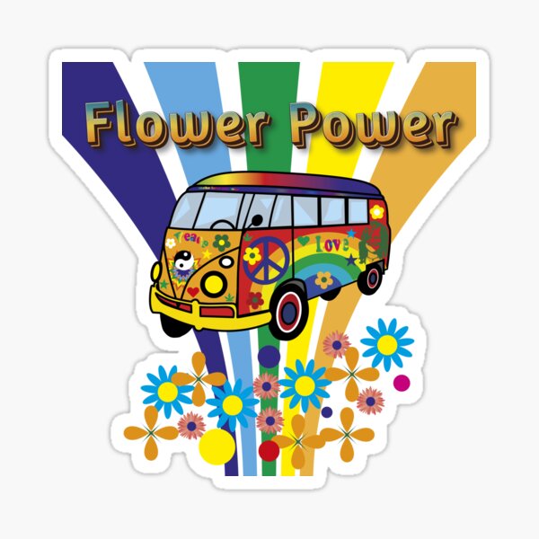 Aperçu de l'œuvre Flower power créée et vendue par LUBEN.