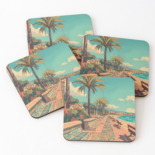 Item preview, PalmParadiso 010 – Mediterranean Seaside Promenade designed and sold by Palmparadiso.