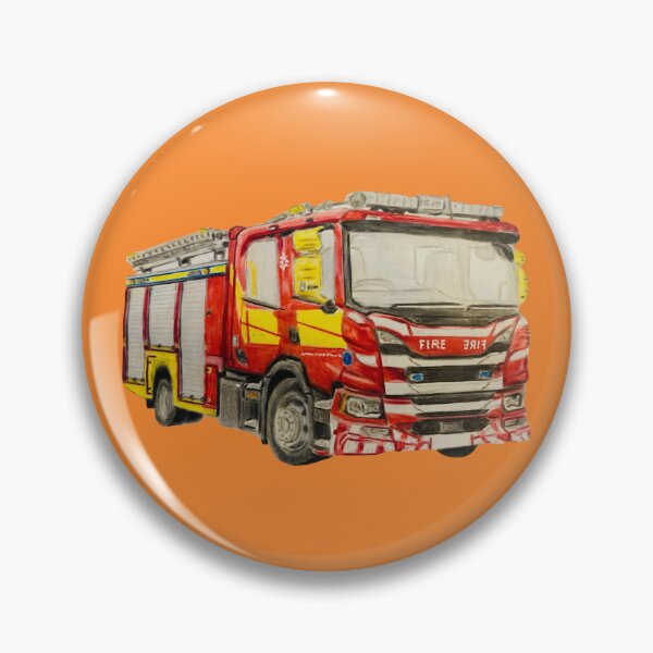 Item preview, Cheshire Uk Fire truck cut out design designed and sold by Truck drawing art.