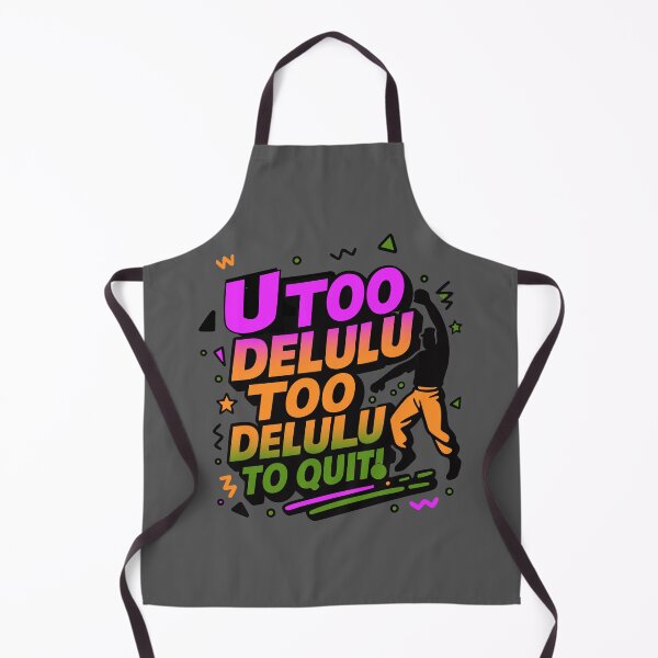 Item preview, Too Delulu To Quit – 90s Fall Colors Hip-Hop Motivational Design designed and sold by XenoFinalDawn Shop.