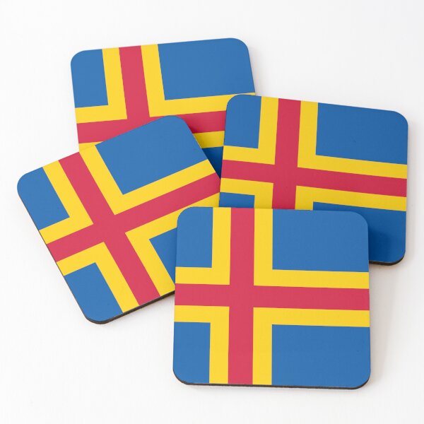 Item preview, National Flag Aland islands designed and sold by Danler.