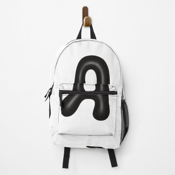 Item preview, Glossy Black Blob Letter A 3D Typography Art designed and sold by uncoXab.