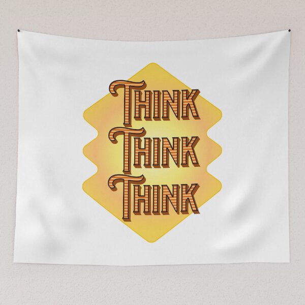 Item preview, Think Think Think AA Recovery Quote | Inspirational Sobriety Design designed and sold by Building60media.