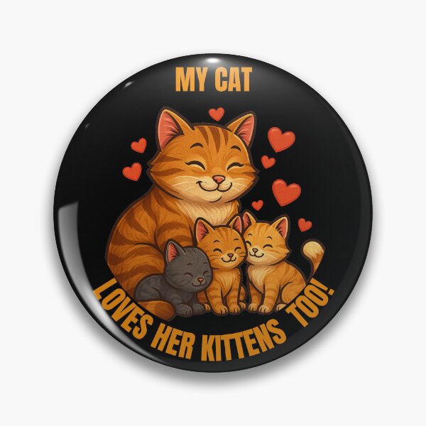Item preview, ¡Mi gata también ama a sus gatitos! Para amantes de los gatos, mamás y niños. designed and sold by AlphaBetulia.