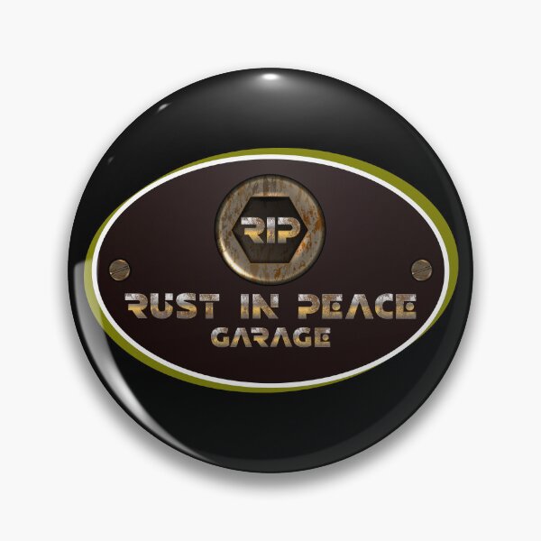 Item preview, Rust In Peace Garage designed and sold by MouseDeSigns.