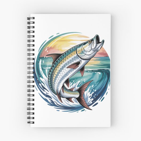 Item preview, Tarpon in Tropical Storm - Sport Fishing Design designed and sold by FusiTink.