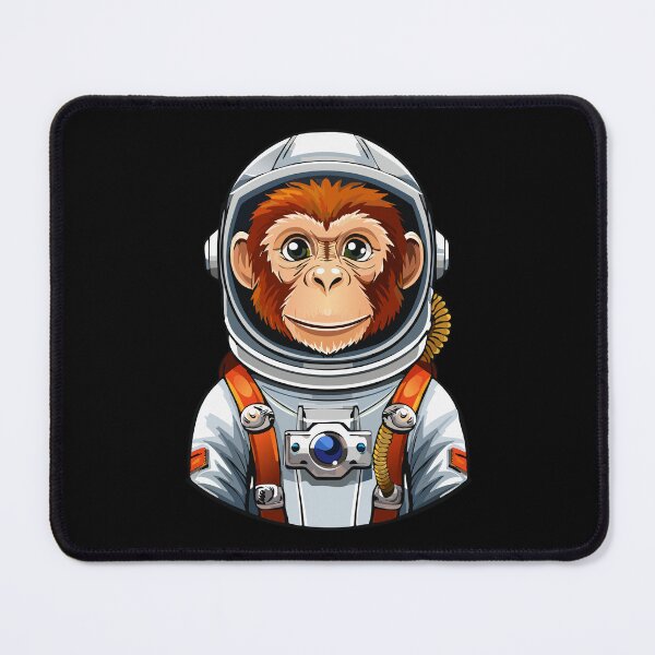 Item preview, Fantasy monkey Astronaut, Astronaut in space, illustration of cosmonaut floating in space, monkey cosmonaut in space designed and sold by Danler.