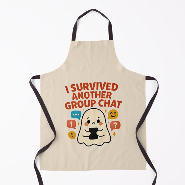 Item preview, I Survived Another Group Chat - Cute Ghost designed and sold by Myra365Art.