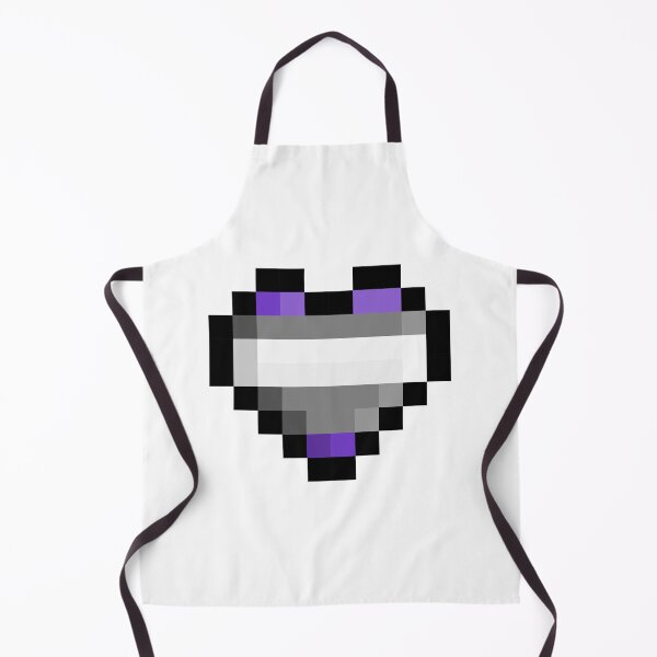 Item preview, Pixel Pride Flag Greysexual Heart designed and sold by HarveyHandcraftsandDesigns.