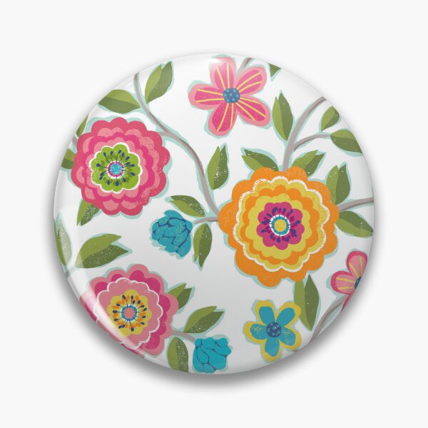 Item preview, Happy Floral Pattern designed and sold by Steve Haskamp.