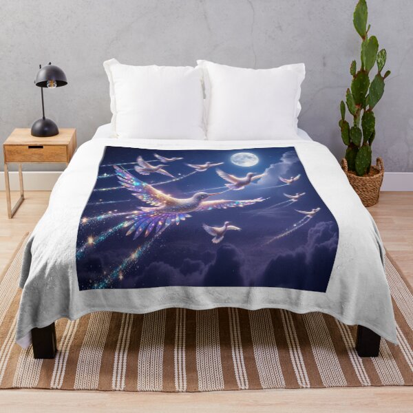 Item preview, Cosmic Birds Ethereal Night Sky Dreams designed and sold by Max Store.