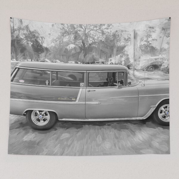 Item preview, 1955 Gray Chevrolet Bel Air Station Wagon X210 designed and sold by RichFrancoCars.