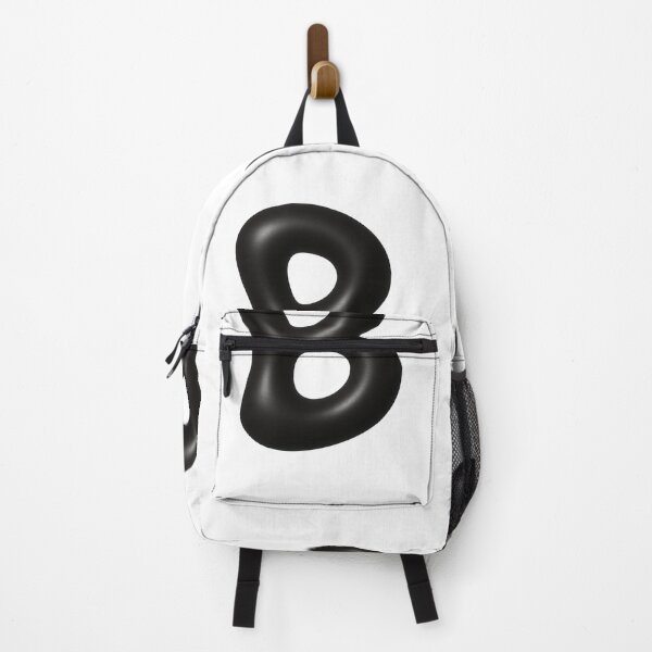 Item preview, Glossy Black Blob Letter B 3D Typography Art designed and sold by uncoXab.