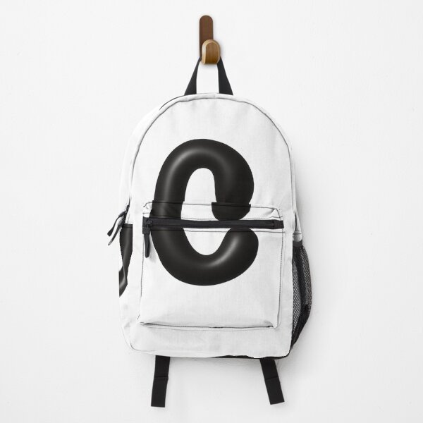 Item preview, Glossy Black Blob Letter C 3D Typography Art designed and sold by uncoXab.