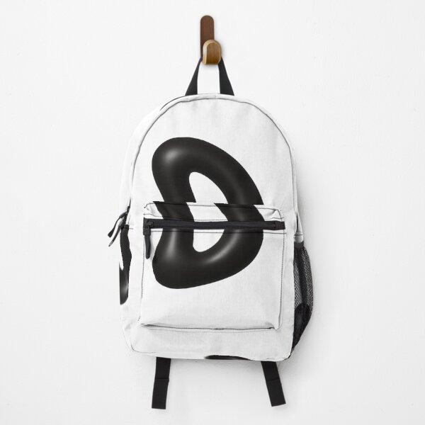 Item preview, Glossy Black Blob Letter D 3D Typography Art designed and sold by uncoXab.