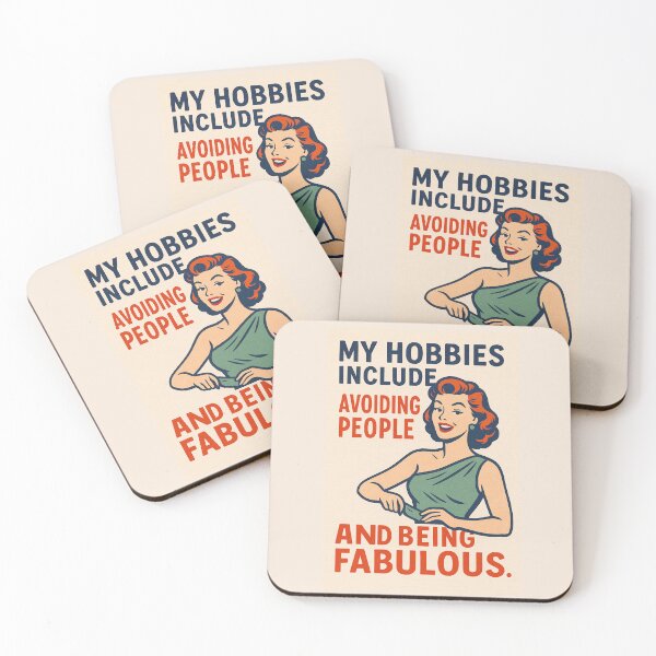 Item preview, My hobbies include avoiding people and being fabulous. designed and sold by WheelieGdArt.