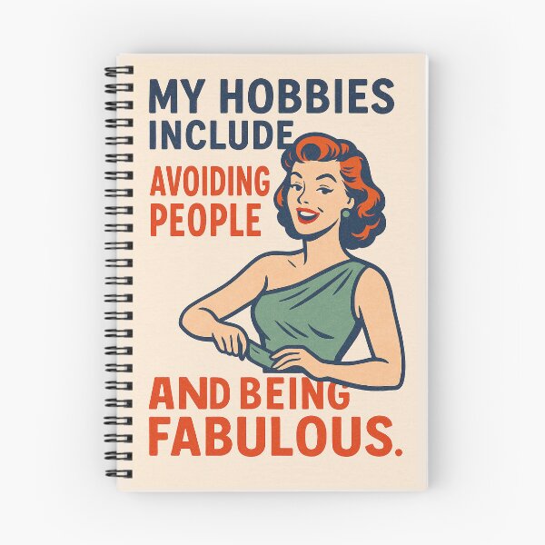 Item preview, My hobbies include avoiding people and being fabulous. designed and sold by WheelieGdArt.