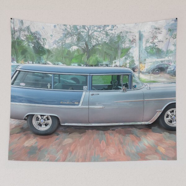 Item preview, 1955 Gray Chevrolet Bel Air Station Wagon X211 designed and sold by RichFrancoCars.
