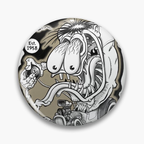 Item preview, Monster Hot Rod club sticker designed and sold by vonzemo.