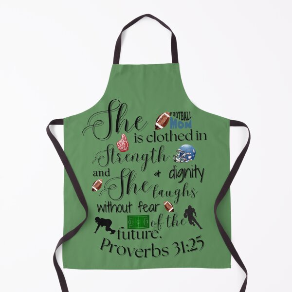 Item preview, Football Mom | She is Clothed in Strength and Dignity | Proverbs 31:25 Sports Mom Design designed and sold by PW31Boutique.