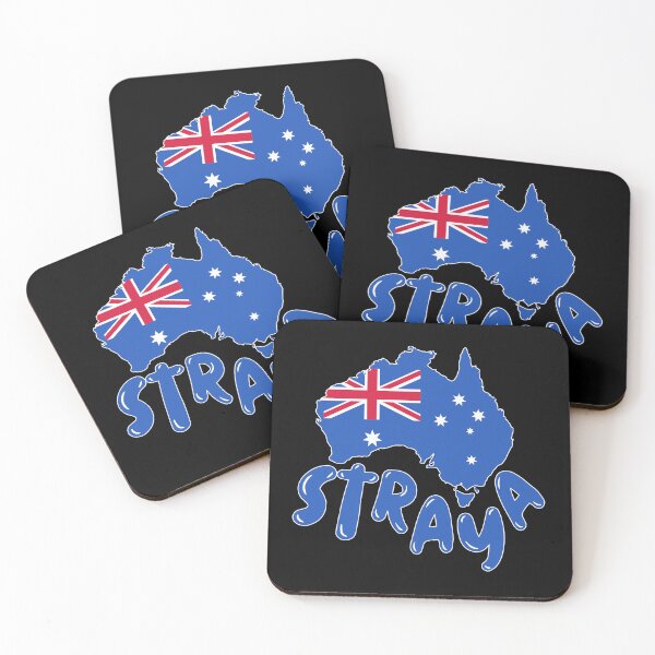 Item preview, Australia Day Straya Mate Aussie Flag Map designed and sold by MouseDeSigns.
