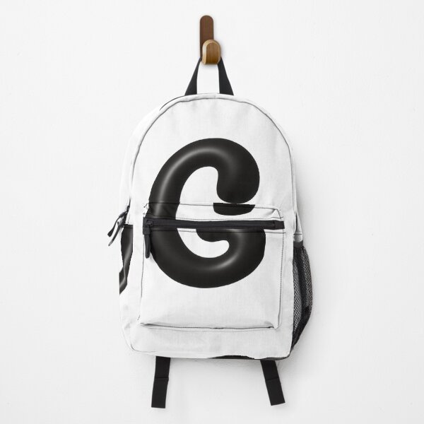 Item preview, Glossy Black Blob Letter G 3D Typography Art designed and sold by uncoXab.