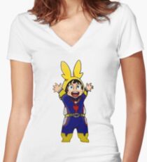 Deku is here! Fitted V-Neck T-Shirt
