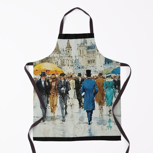 Item preview, ELEGANT STROLL IN THE RAIN designed and sold by ArtbyRolleen.