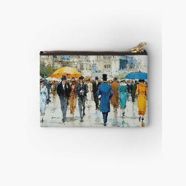 Item preview, ELEGANT STROLL IN THE RAIN designed and sold by ArtbyRolleen.