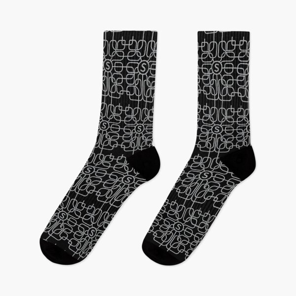 Item preview, Infinite Silver Line Pattern – Tribal Monogram “S" designed and sold by SwarozycStudio.