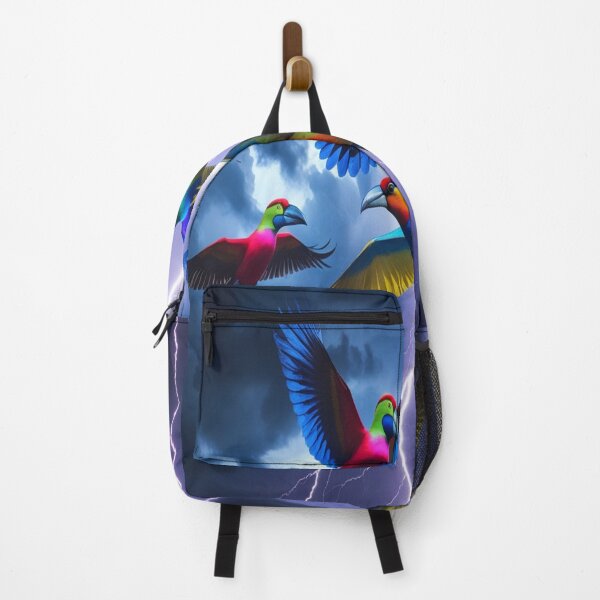 Item preview, Exotic Birds Storm Lightning Flight Art designed and sold by Max Store.