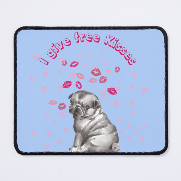 Item preview, Pug Kisses designed and sold by MitMopsundHerz Rosinchens_Welt.