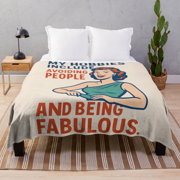 Item preview, My hobbies include avoiding people and being fabulous.- V2 designed and sold by WheelieGdArt.