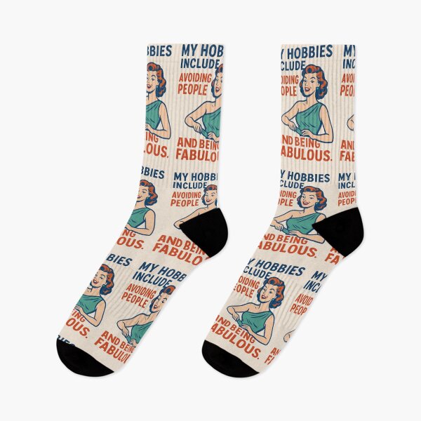 Item preview, My hobbies include avoiding people and being fabulous.- V2 designed and sold by WheelieGdArt.