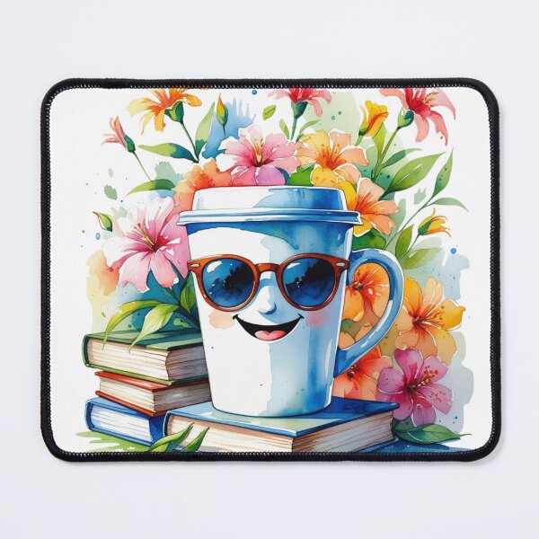 Item preview, Books Coffee Funny Flower Cup Club designed and sold by Coffread.