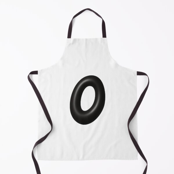 Item preview, Glossy Black Blob Letter O 3D Typography Art designed and sold by uncoXab.