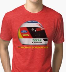 Formula 1 - Michael Schumacher - 1994 Helmet Tri-blend T-Shirt