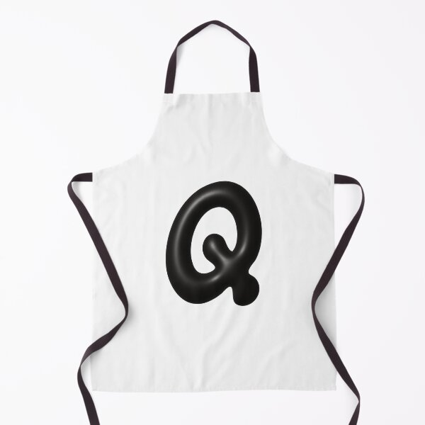 Item preview, Glossy Black Blob Letter Q 3D Typography Art designed and sold by uncoXab.