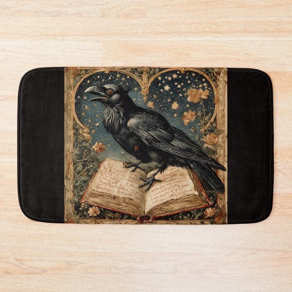 Item preview, The black raven with an ancient book. designed and sold by Natalia-Vlad.