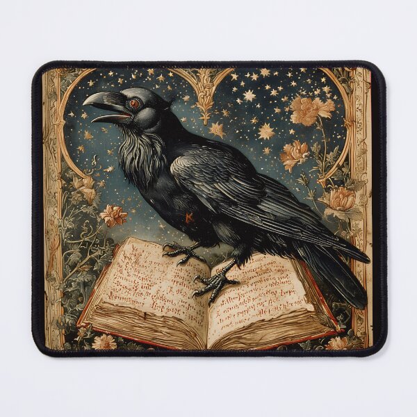 Item preview, The black raven with an ancient book. designed and sold by Natalia-Vlad.